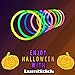 Lumistick 8 Inch 100 Glow Sticks Bulk Party Favors with Connectors | Light Sticks Neon Party Glow Necklaces and Glow Bracelets | Glow in The Dark Party Supplies (Assorted, 100 Glow Sticks)
