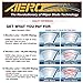 AERO Voyager 26" + 16" OEM Quality Premium All-Season Windshield Wiper Blades with Extra Rubber Refill + 1 Year Warranty (Set of 2)