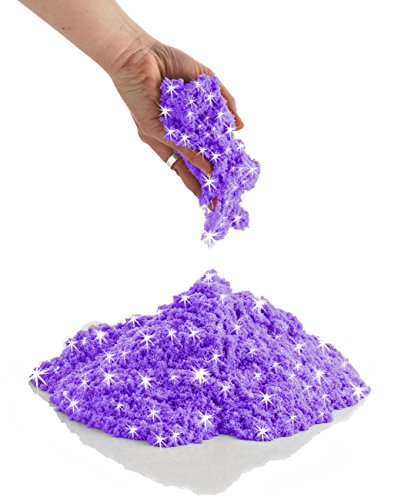 CoolSand Sparkling Purple Amethyst 2 Pound Refill Pack - Moldable Indoor Play Sand in Resealable Bag