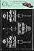 Cybrtrayd W059 Wedding Cake Lolly Chocolate Candy Mold with Exclusive Cybrtrayd Copyrighted Chocolate Molding Instructions