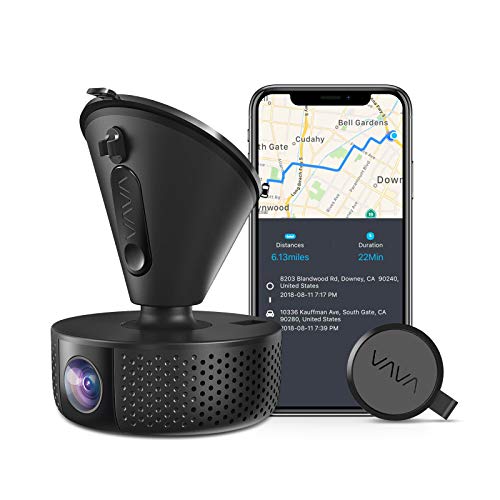 Dash Cam | VAVA 1920X1080P@60Fps | Wi-Fi Car Dash Camera | Sony Night Vision Sensor | Dashboard Camera Recorder with GPS | Snapshot Button | Parking Mode | G-Sensor | Support 128GB Max