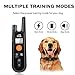 Dog Training Collar - Rechargeable Dog Shock Collar with Beep, Vibration and Shock Training Modes, Rainproof, Long Remote Range, Adjustable Shock Levels Shock Collars for Dogs with Remote