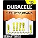 Duracell Hearing Aid Batteries long lasting battery with EasyTab for ease of installation (Pack of 1) 12 Count
