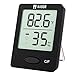 Habor Hygrometer, Humidity Gauge, Mini Size Indoor Room Thermometer with Air Comfort Level Indicator for Home, Office, Garage, Greenhouse, Black