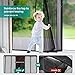 Homitt Magnetic Screen Door with Heavy Duty Mesh Curtain and Full Frame Hook&Loop, Hands Free, Pet and Kid Friendly, 39” x 83”, Black