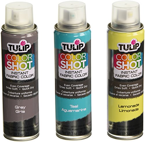 I Love To Create Tulip Shot Instant Fabric Color Spray 3/Pkg-Firefly