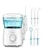 iTeknic Water Flosser for Braces Teeth Cleaning, 600ML Water Flosser Teeth Cleaner for Family, Bridges & Gum Care, Professional Electric Dental Oral Irrigator with 10 Water Pressure Levels, 7 Jet Tips