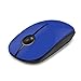 Jelly Comb 2.4G Slim Wireless Mouse with Nano Receiver, Less Noise, Portable Mobile Optical Mice for Notebook, PC, Laptop, Computer, MacBook MS001 (Blue)