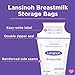 Lansinoh Breastmilk Storage Bags, 50 Count, 6 Ounce