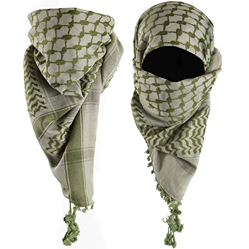 Mora Premium Shemagh Scar Beautiful Gift Box Large Arab Tactical Military Desert Head Neck Keffiyeh Wrap with Tassels 