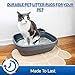 Pet Magasin Cat Litter Mat (2-Pack) - Durable Pet Litter Rugs for Cats, Dogs, and Rabbits - One Large (35.5'' x 23.5'') and One Medium (21.5'' x 17.5)