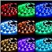 Rxment RGB LED Strip Lights with Remote 5 Meter 16.4 Foot 5050 RGB 150LEDs Full Kit, Blue LED Light Strip, LED Lights Strip, LED Night Light, LED Rope Lights, LED Tape Light