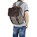 S-ZONE Vintage Canvas Leather Backpack 15.6 Inch Laptop School Bag Travel Rucksack