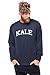Sub_Urban RIOT Junior's Kale Crew Neck Pullover Sweatshirt, Navy, Large