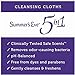 Summer's Eve Feminine Wipes, Night-time Cleansing Cloths, Lavender, 32 Count