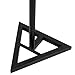 ZENY Pair of Studio Monitor Speaker Stands Height Adjustable Concert Band DJ Studio Floor Stands w/Stable Triangle Base, Black